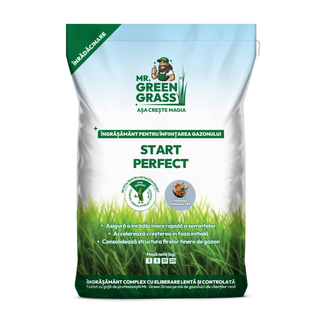 Îngrășământ pentru înființarea gazonului – Start perfect – Mr. Green Grass® 