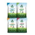 Całoroczny zestaw nawozów do trawy – 4×1 kg na 25-40 m² – Mr. Green Grass®
