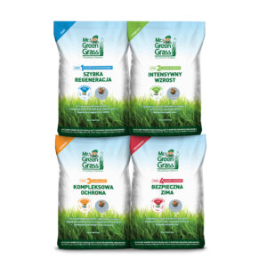 Całoroczny zestaw nawozów do trawy – Mr. Green Grass®